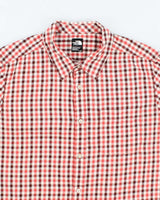 Vintage 2000's The North Face Check Short Sleeve Shirt - L