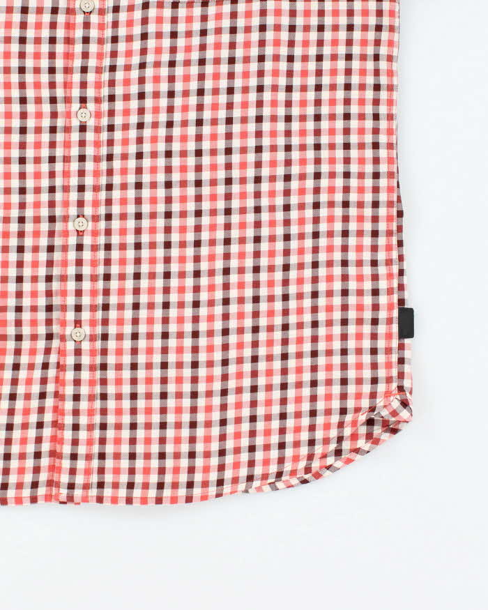 Vintage 2000's The North Face Check Short Sleeve Shirt - L