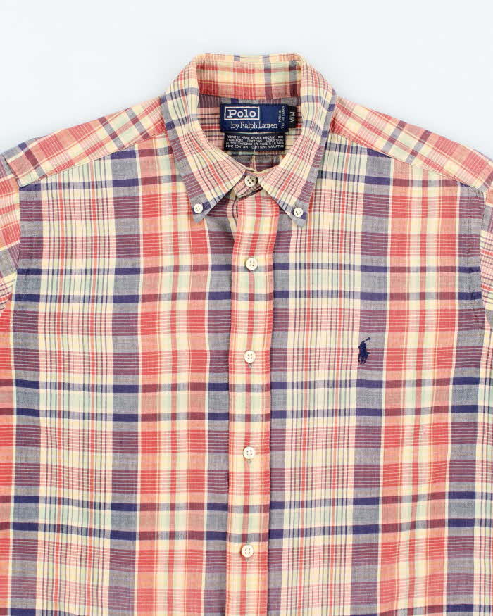 Vintage 2000's Polo Ralph Lauren Patterned Shirt - M