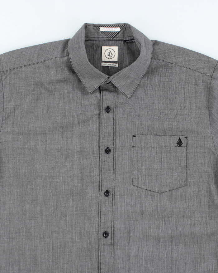 Vintage 00s Volcom Short Sleeve Shirt - L