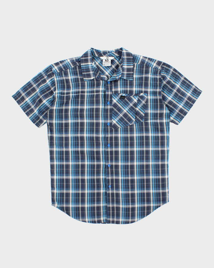 Salomon Check Short Sleeve Shirt - M