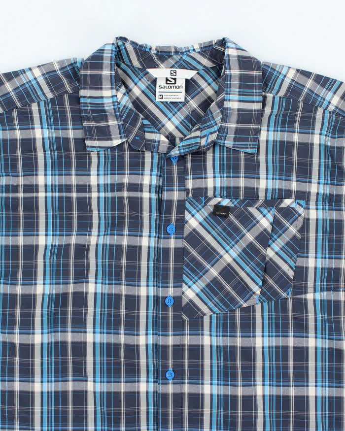 Salomon Check Short Sleeve Shirt - M