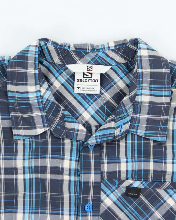 Salomon Check Short Sleeve Shirt - M