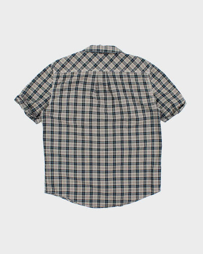 Vintage 725 Check Short Sleeve Shirt - M