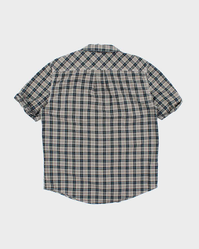 Vintage 725 Check Short Sleeve Shirt - M