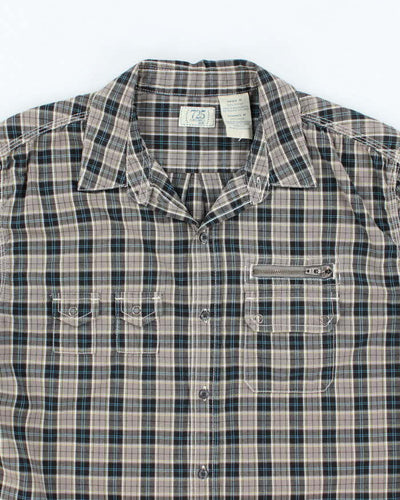 Vintage 725 Check Short Sleeve Shirt - M