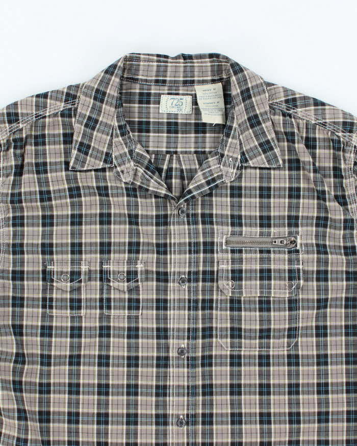 Vintage 725 Check Short Sleeve Shirt - M