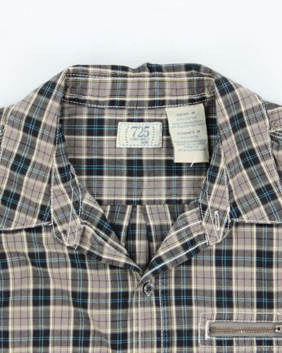 Vintage 725 Check Short Sleeve Shirt - M