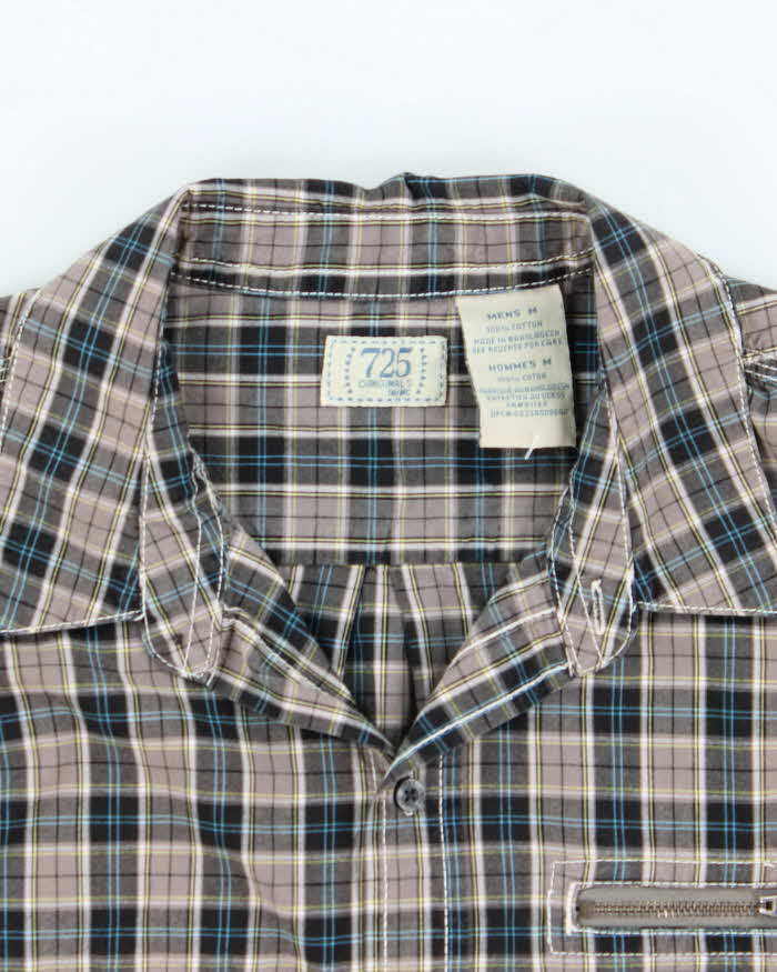 Vintage 725 Check Short Sleeve Shirt - M