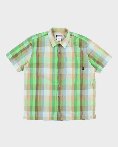 Vintage Patagonia Seersucker Check Short Sleeve Shirt - XL