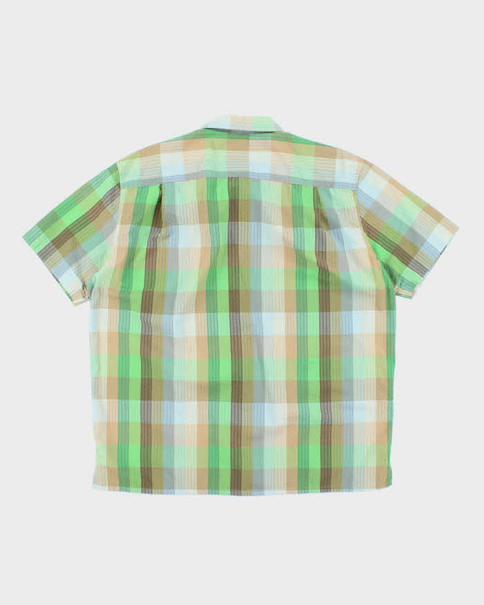 Vintage Patagonia Seersucker Check Short Sleeve Shirt - XL