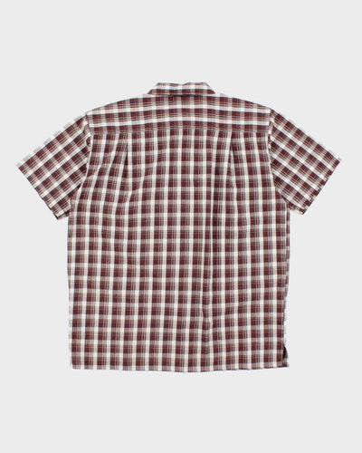 Vintage Patagonia Seersucker Check Short Sleeve Shirt - L