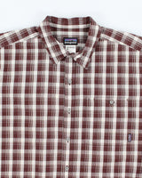 Vintage Patagonia Seersucker Check Short Sleeve Shirt - L