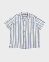 Vintage Eddie Bauer Stripe Short Sleeve Shirt - XL