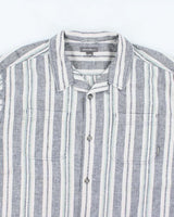 Vintage Eddie Bauer Stripe Short Sleeve Shirt - XL