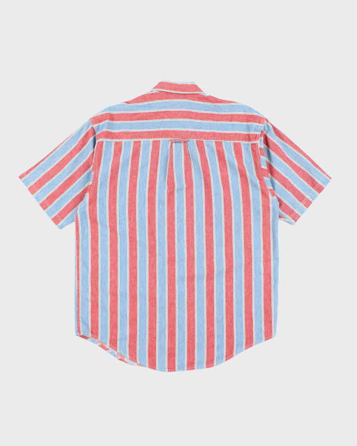 Vintage Eddie Bauer Stripe Short Sleeve Shirt - L