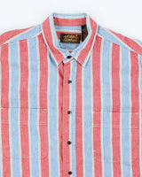 Vintage Eddie Bauer Stripe Short Sleeve Shirt - L