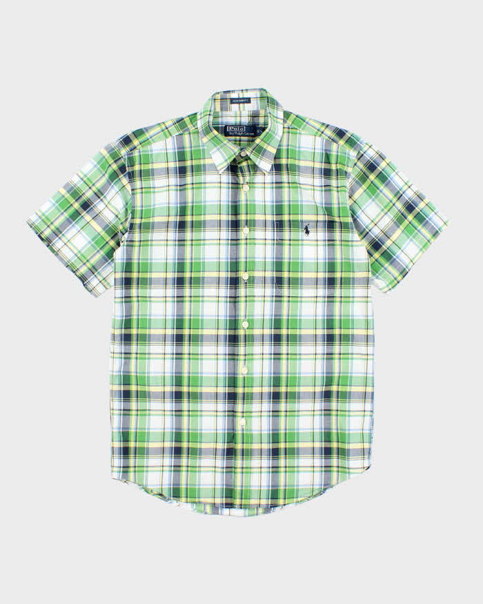 Vintage Ralph Lauren Check Short Sleeve Shirt - S
