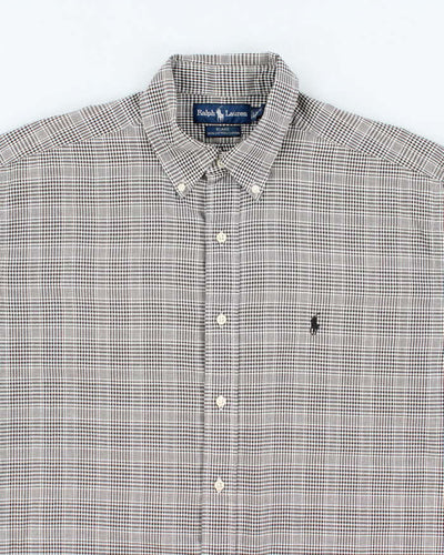 Vintage Ralph Lauren Check Short Sleeve Shirt - L