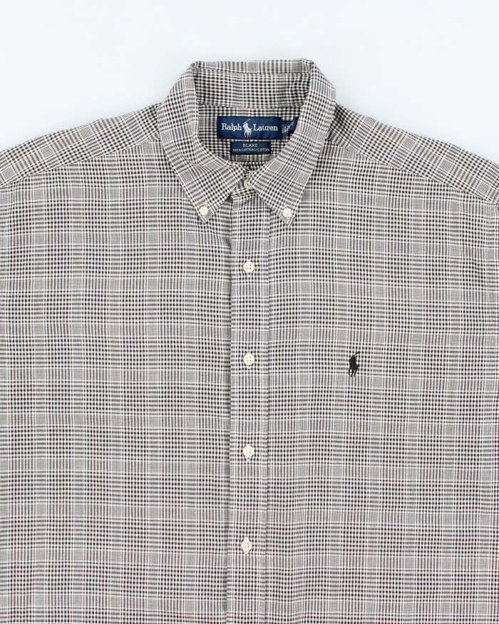 Vintage Ralph Lauren Check Short Sleeve Shirt - L