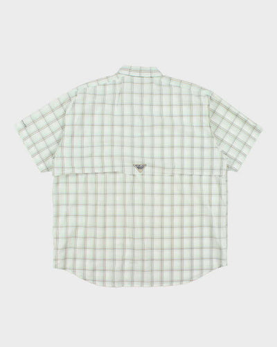 Vintage Columbia PFG Omni-Shade Check Short Sleeve Shirt - XL