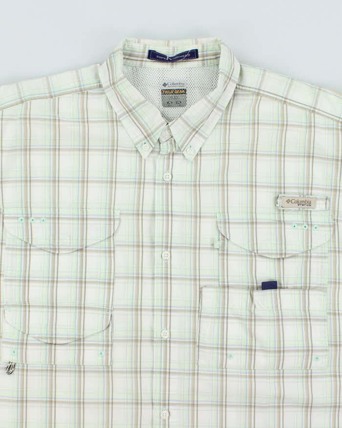 Vintage Columbia PFG Omni-Shade Check Short Sleeve Shirt - XL