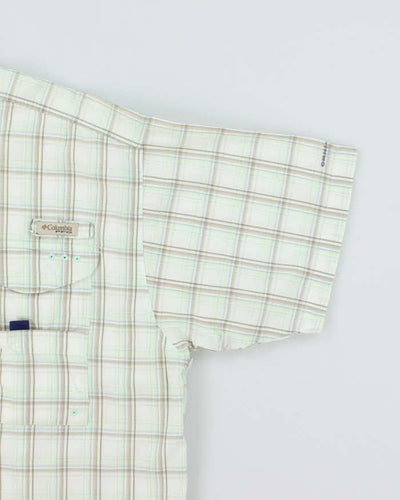 Vintage Columbia PFG Omni-Shade Check Short Sleeve Shirt - XL