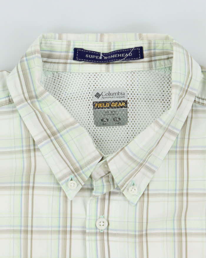 Vintage Columbia PFG Omni-Shade Check Short Sleeve Shirt - XL