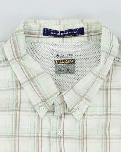 Vintage Columbia PFG Omni-Shade Check Short Sleeve Shirt - XL
