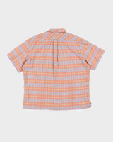 Vintage Burberry Check Short Sleeve Shirt - XL