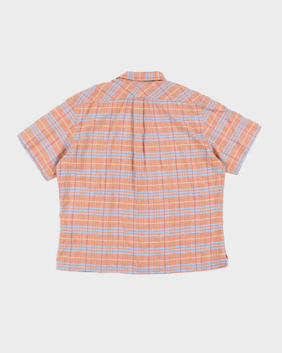 Vintage Burberry Check Short Sleeve Shirt - XL
