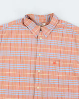 Vintage Burberry Check Short Sleeve Shirt - XL
