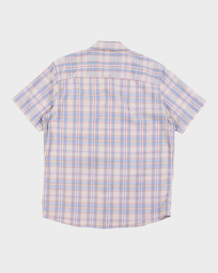 Vintage Lee Check Short Sleeve Shirt - L