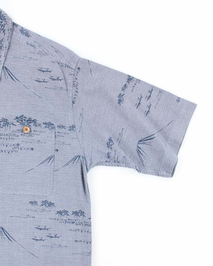 Vintage  Columbia Silk Blend Hawaiian Shirt - L