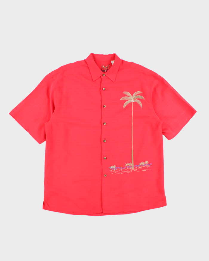 Vintage Bamboo Cay Embroidered Hawaiian Shirt - L