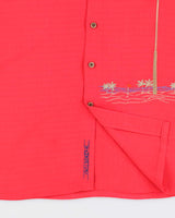 Vintage Bamboo Cay Embroidered Hawaiian Shirt - L