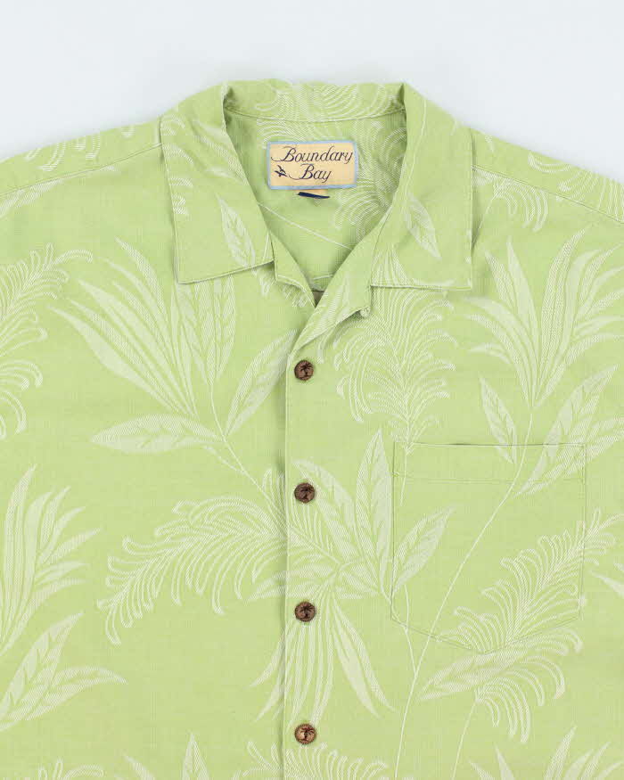 Vintage Boundry Bay Silk Hawaiian Shirt - M