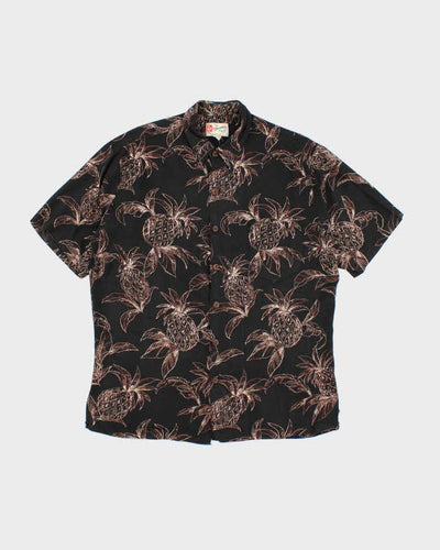 Vintage 90s Hilo Hatties Pineapple Hawaiian Shirt - L