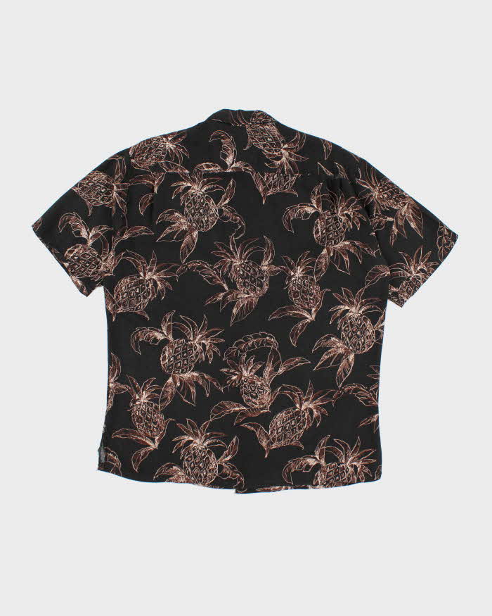Vintage 90s Hilo Hatties Pineapple Hawaiian Shirt - L