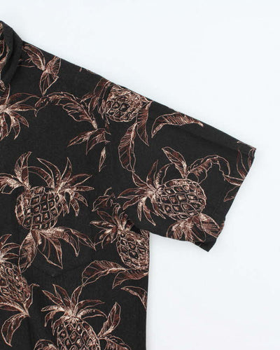 Vintage 90s Hilo Hatties Pineapple Hawaiian Shirt - L