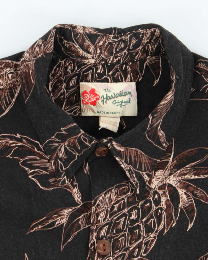 Vintage 90s Hilo Hatties Pineapple Hawaiian Shirt - L