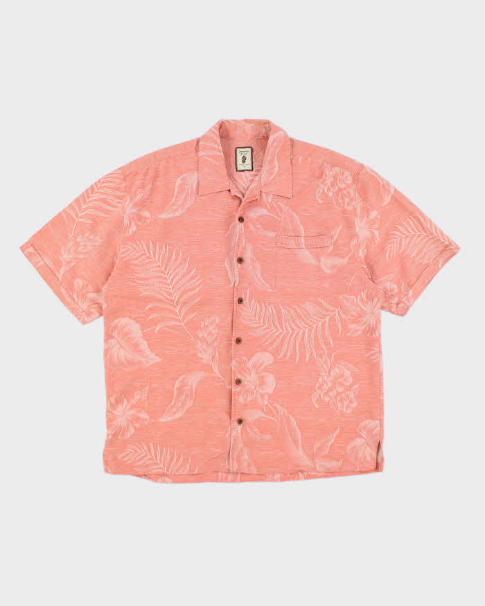 Jamaica Jaxx Pink Hibiscus Hawaiian Shirt - XL