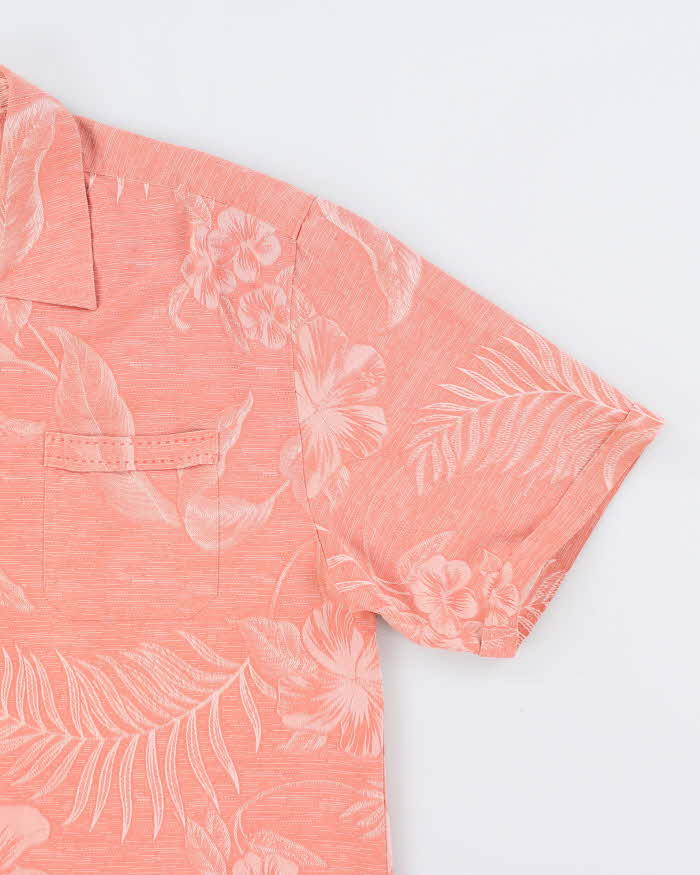 Jamaica Jaxx Pink Hibiscus Hawaiian Shirt - XL