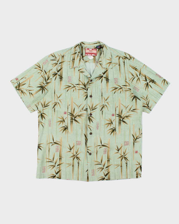 RJC Green Bamboo Hawaiian Shirt - M