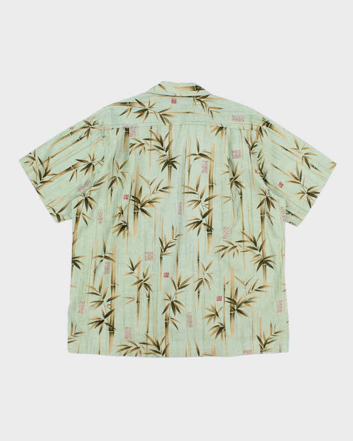 RJC Green Bamboo Hawaiian Shirt - M