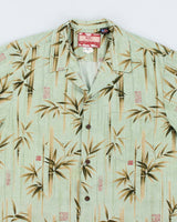 RJC Green Bamboo Hawaiian Shirt - M
