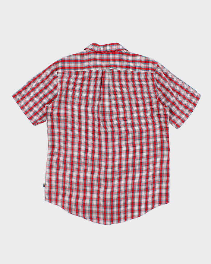 Fjall Raven Red Plaid Work Shirt - L