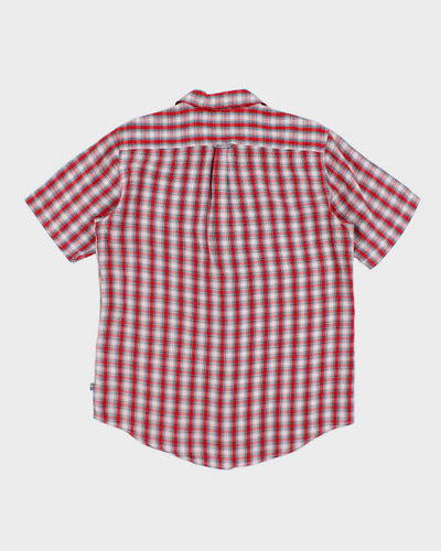 Fjall Raven Red Plaid Work Shirt - L