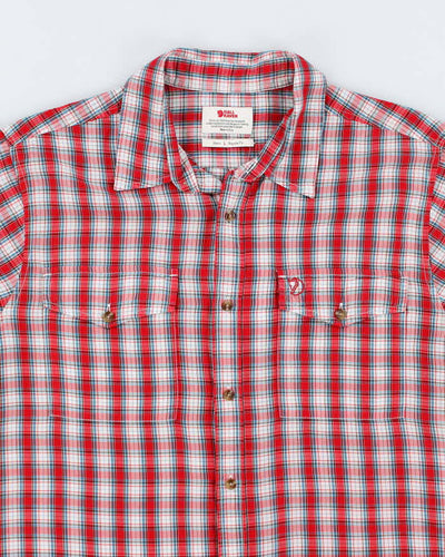 Fjall Raven Red Plaid Work Shirt - L