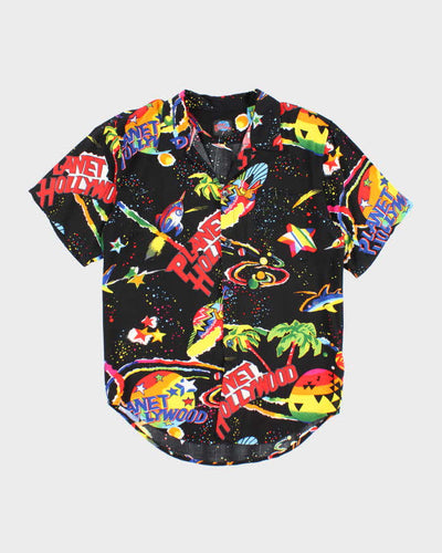 Planet Hollywood Black Print Shirt - S